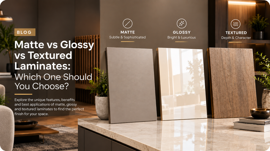 Matte vs Glossy vs Texture Laminates: Which One Should You Choose?